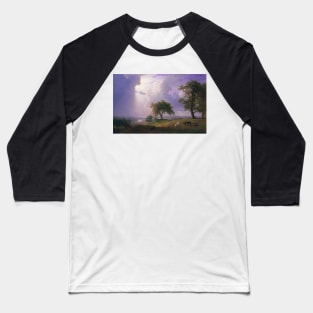 California Spring by Albert Bierstadt Baseball T-Shirt